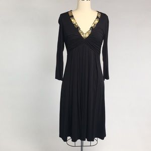 Velvet brand black jersey dress